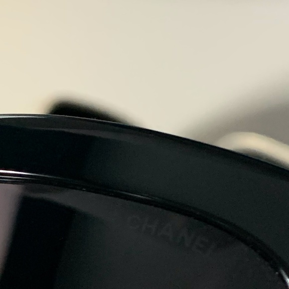 Black Chanel Sunglasses, Authentic with Case main image 7